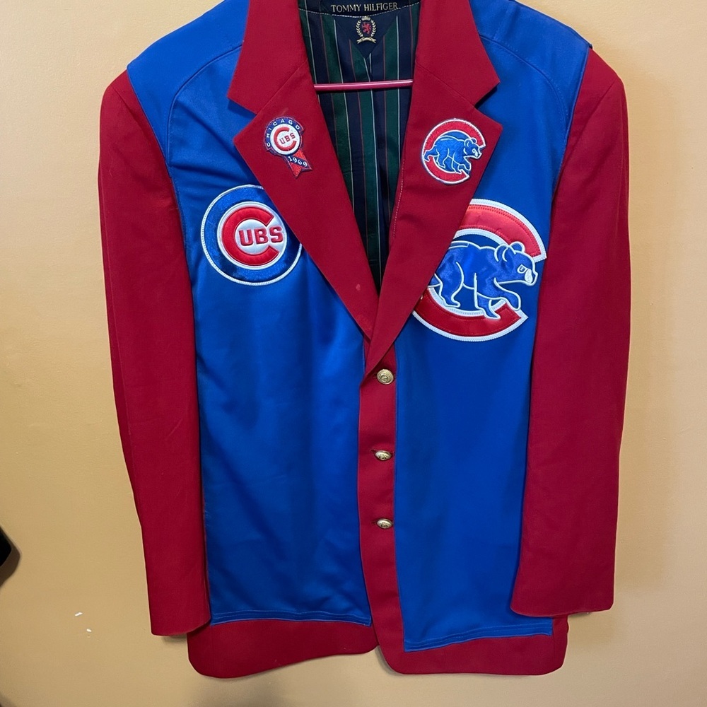 Tommy Hilfiger Red and Blue Cubs Blazer